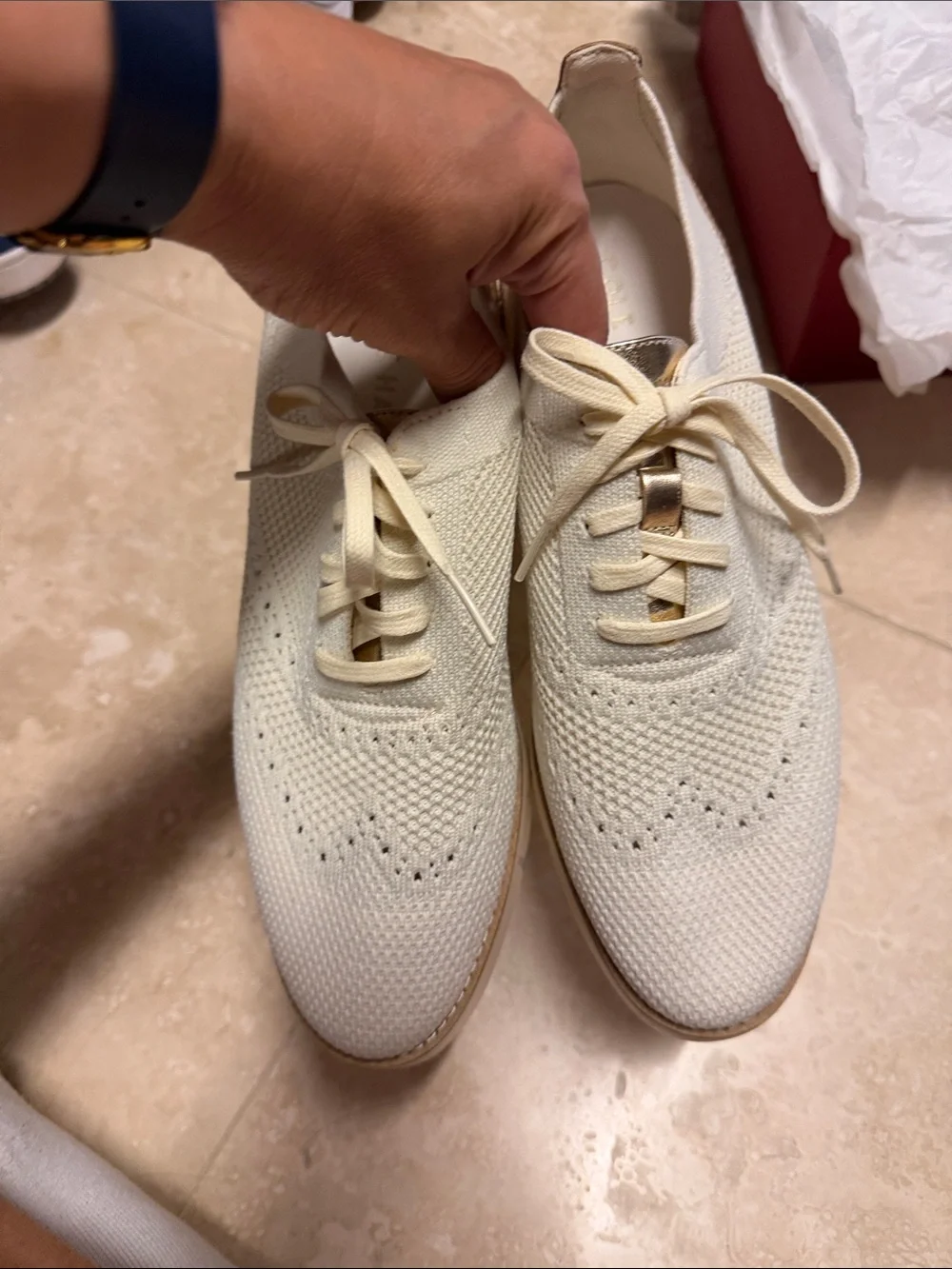 Cole Haan Women’s Platform Oxfords size 10C Wide